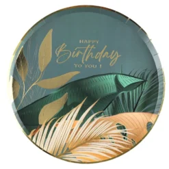 Pahvilautaset Birthday Jungle Vert