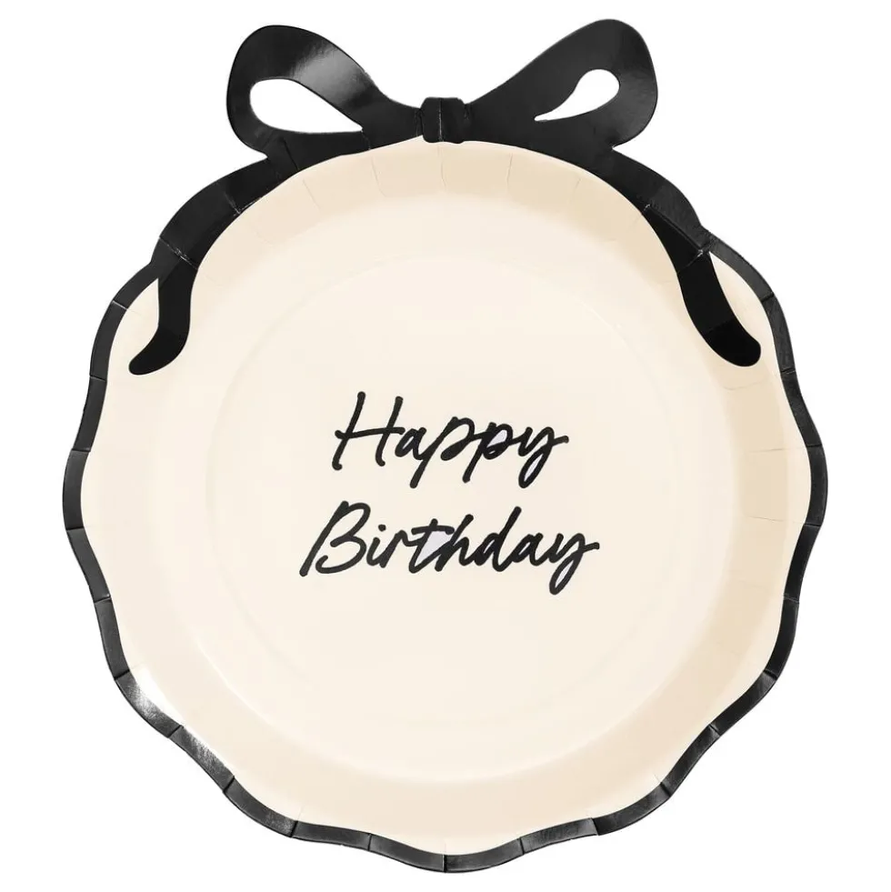 Pahvilautaset Happy Birthday Rosetti