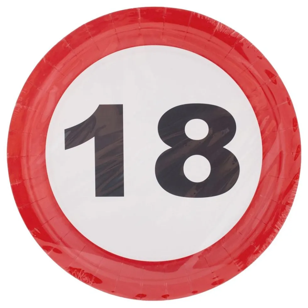Pahvilautaset Liikennemerkki 18