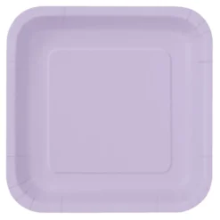 Pahvilautaset Neliö Vaaleanvioletti