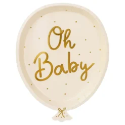 Pahvilautaset Oh Baby Ilmapallo