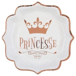 Pahvilautaset Princesse Ruusukulta
