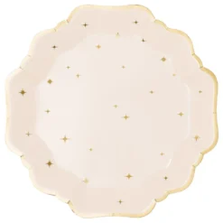 Pahvilautaset Tähdet Beige