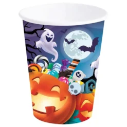 Pahvimukit Halloweenjuhlaan