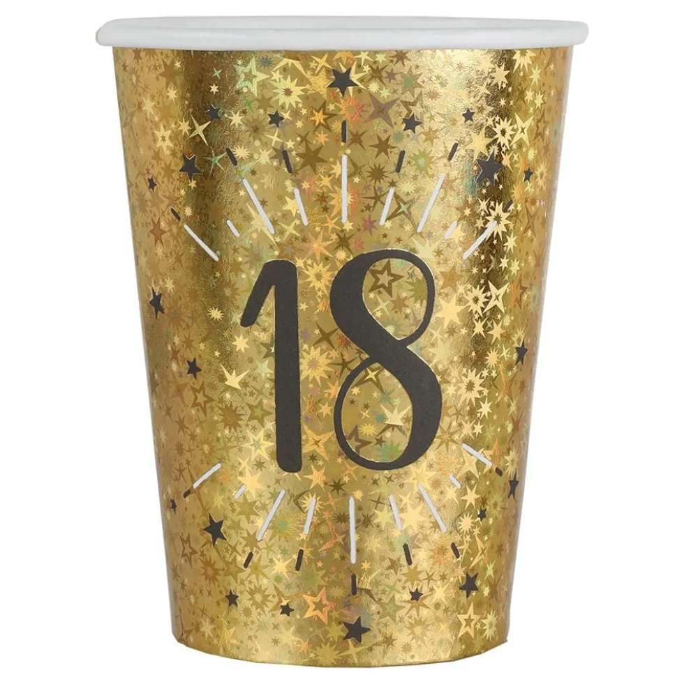 Pahvimukit 18 Kulta