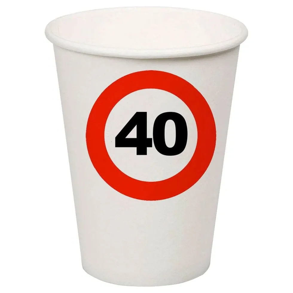 Pahvimukit Liikennemerkki 40