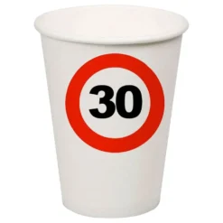 Pahvimukit Liikennemerkki 30