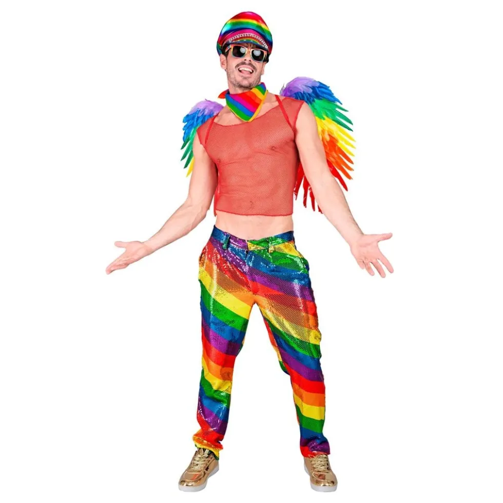 Paljettihousut Multi Pride Miehet