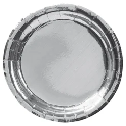 Paperileipälautaset Hopea Metallic