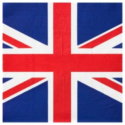 Paperiservetit Ison-Britannian Lippu