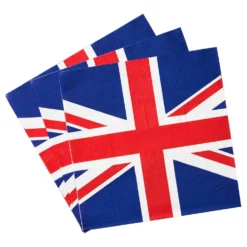 Paperiservetit Ison-Britannian Lippu