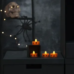 Paristokäyttöiset Tuikkukynttilät Halloween LED