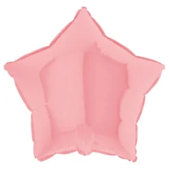 Pastellinvaaleanpunainen Tähtifolioilmapallo