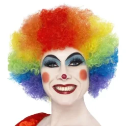 Pelleperuukki Sateenkaaren värinen