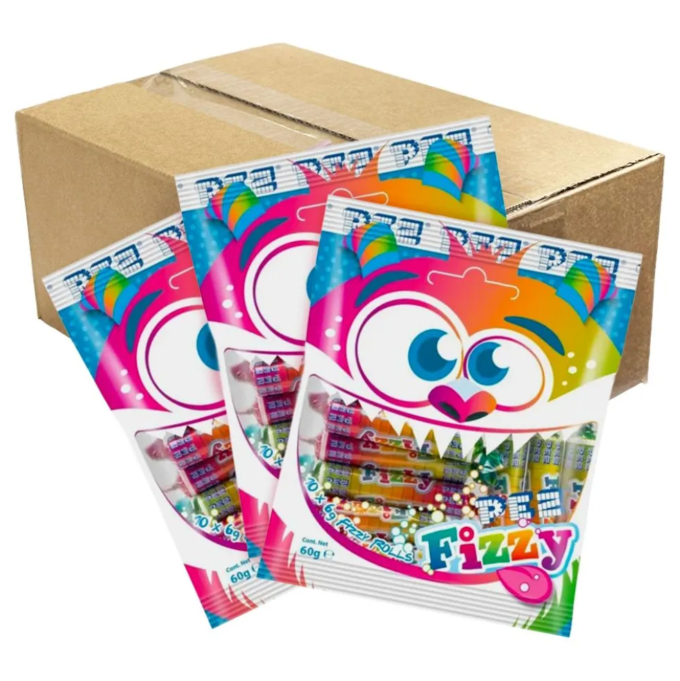 PEZ Fizzy Rolls Suurpakkaus