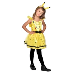 Pikachu Mekko Lasten Naamiaisasu