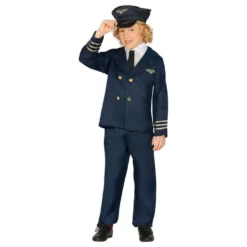 Pilotti Lasten Naamiaisasu