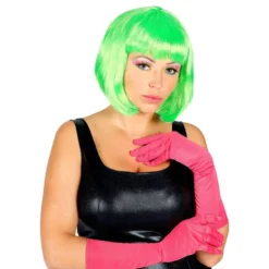 Pitkät Neonpinkit Käsineet