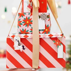 Polka-joululahjapaperi