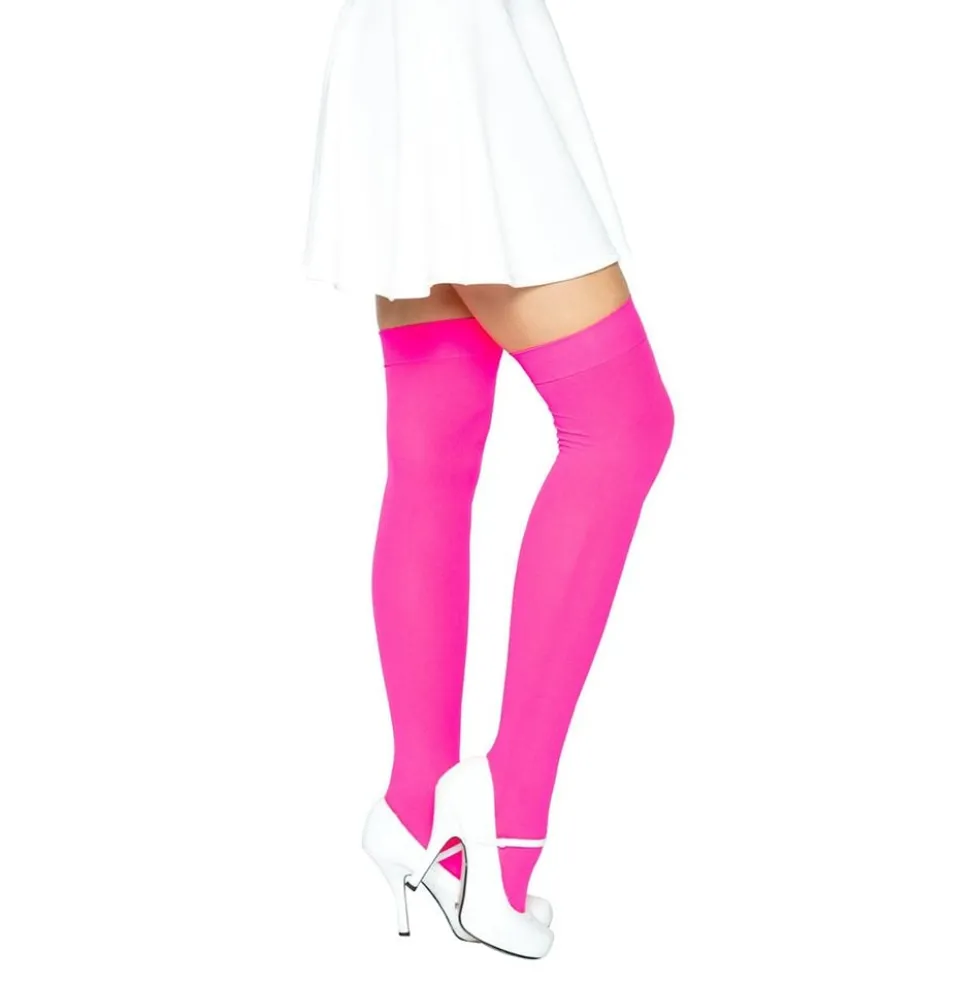 Polvisukat Nailon Neonpinkki Deluxe