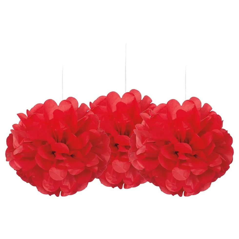 Pom Pom Mini Punainen Riippuva Koriste