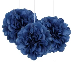 Pom Pom Mini Tummansininen Riippuva Koriste