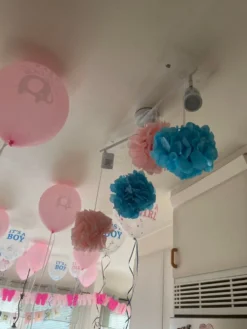 Pom Pom Mini Vaaleansininen Riippuva Koriste