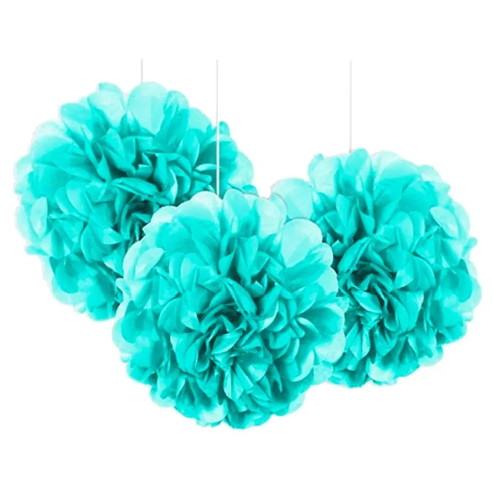 Pom Pom Mini Vaaleansininen Riippuva Koriste