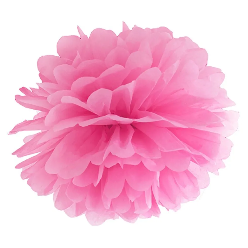 Pom Pom Vaaleanpunainen Riippuva Koriste