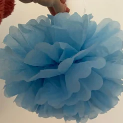 Pom Pom Vaaleansininen Riippuva Koriste