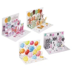 Pop-Up Happy Birthday -kortti ja kirjekuori