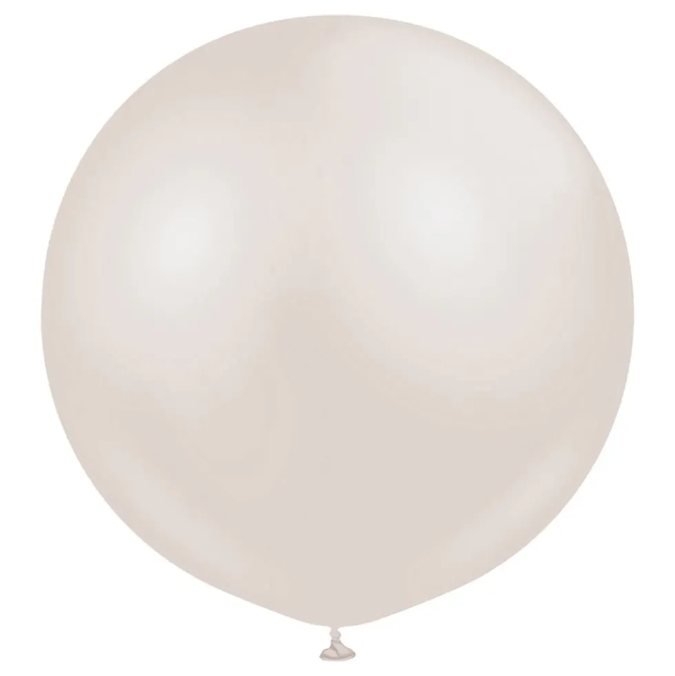 Professional-jättikokoiset Aura Beige Cream -ilmapallot