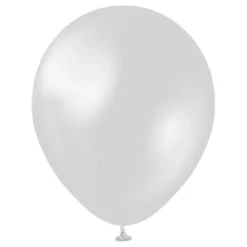 Professional Metallic Silver -lateksi-ilmapallot