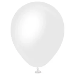 Professional Mini Opaque Satin Snow White -ilmapallot