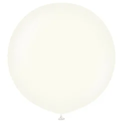 Professional Superkokoiset Retro White -ilmapallot