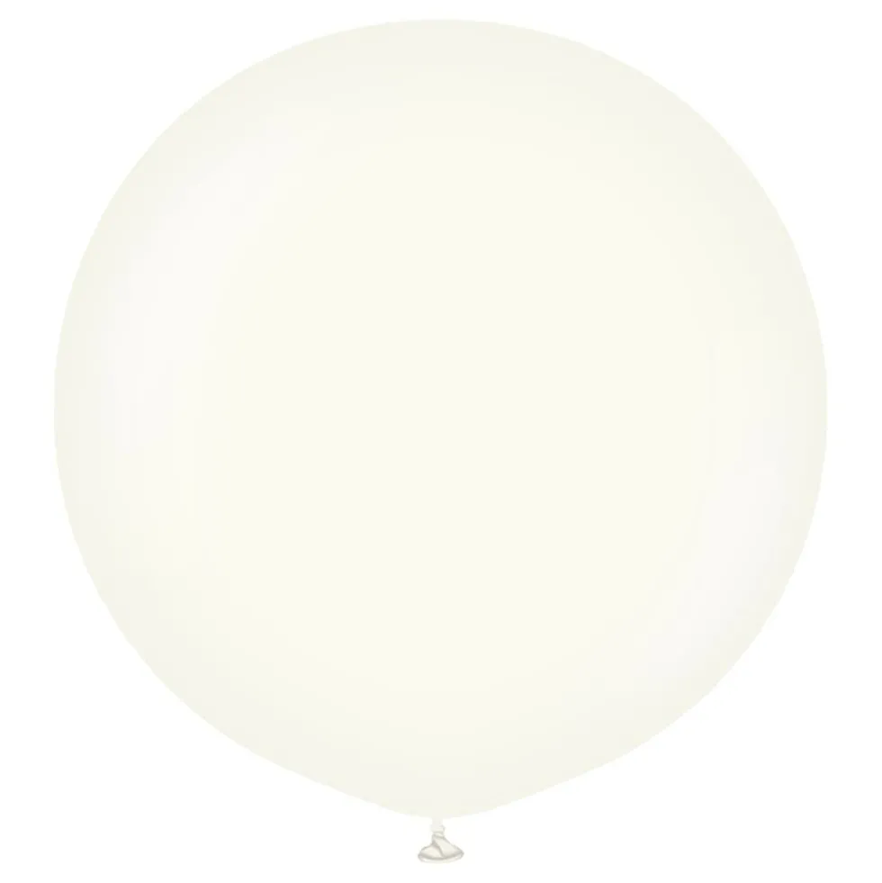 Professional Superkokoiset Retro White -ilmapallot