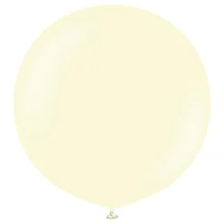 Professional Superkokoiset Ilmapallot Pale Yellow