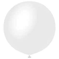 Professional Superstora Opaque Satin Snow White -ilmapallot