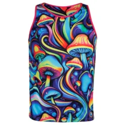Psychedelic Mushroom -miesten aluspaita