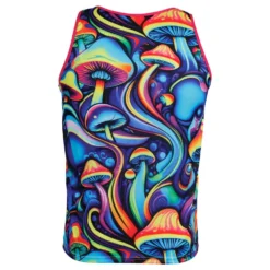 Psychedelic Mushroom -miesten aluspaita