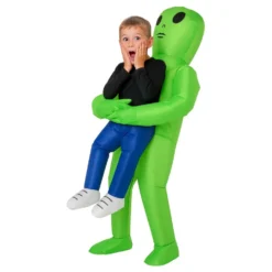 Puhallettava Alienin Kantama Lasten Naamiaisasu