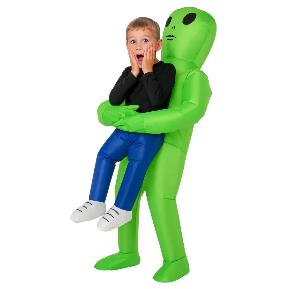Puhallettava Alienin Kantama Lasten Naamiaisasu