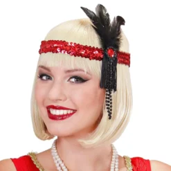 Punainen flapper-sulkapanta