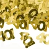 Pöytäkonfetti Numero 40 Kulta Metallic