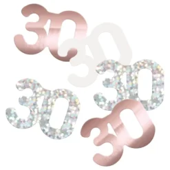 Pöytäkonfetti 30 Ruusukulta