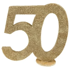 Pöytäkoriste 50 Kimalteleva Kulta