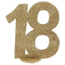 Pöytäkoriste 18 Kimalteleva Kulta