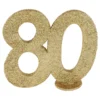 Pöytäkoriste 80 Kimalteleva Kulta