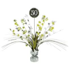 Pöytäkoriste 50 Kulta/Hopea Kimalle