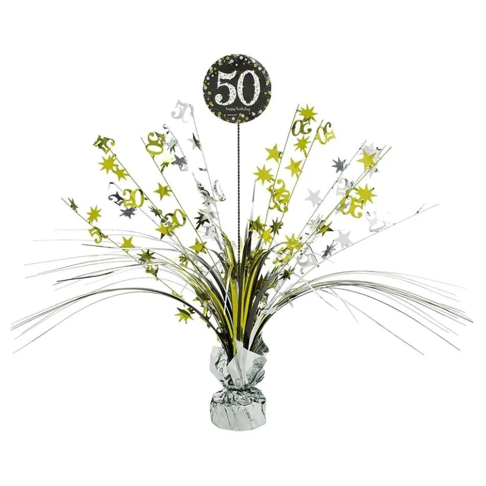 Pöytäkoriste 50 Kulta/Hopea Kimalle